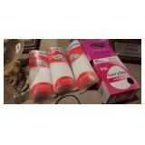 NIB, (3) TIDE BRA BAGS, (2) BOXES OF KNEE HIGHS