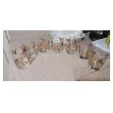 (7) WATER FOWL WHISKEY GLASSES