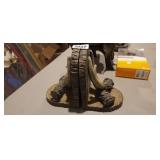 SET OF ANTLER BOOKENDS