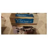 50 PIECE FLOCKED HANGERS SET, NIP
