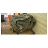 3 MILITARY WOOL BLANKETS