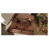 WOOD PEG RACK, WOOD PICTURE FRAME, PLUS