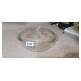 PYREX GLASS BOWL WITH LID
