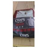 CHAPS 1/4 ZIP SWEATER FLEECE, SIZE LARGE