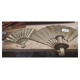 (2) MID CENTURY WALL FANS