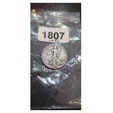 1938 WALKING LIBERTY HALF DOLLAR