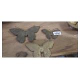 (3) VINTAGE BUTTERFLIES