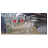 (4) STEMWARE WINE GLASSES