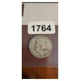1954-S SILVER BEN FRANKLIN HALF DOLLAR