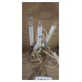(3) VINTAGE  CANDLE LAMP LIGHTS