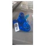 BLUE GLASS BLUEBIRD OF HAPPINESS