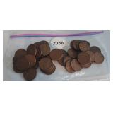 BAG FULL OF (50) WHEAT PENNIES