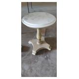 19" TALL MARBLE-TOP PLANT STAND