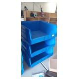 3 BIN PLASTIC ORGANIZER 21" TALL, 14" DEEP
