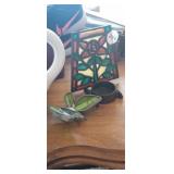 CANDLE HOLDER AND BUTTERFLY