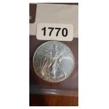 2015, 1 OUNCE, .999 FINE SILVER AMERICAN EAGLE