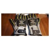 PAIR OF PALMER SAFETY X64 GLOVES LARGE, NEW