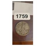 1943 WALKING LIBERTY HALF DOLLAR