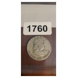 1951 SILVER BEN FRANKLIN HALF DOLLAR
