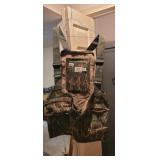 CAMO MOSSY OAK HUNTING VEST WITH BACK PAD