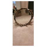 ANTLERS FRAMED MIRROR
