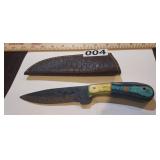 HAND HONED KNIFE WITH SHEATH