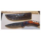 HAND HONED KNIFE WITH SHEATH