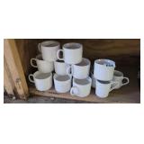 GIBSON COFFEE CUP AND CREAMER SET