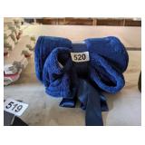 BLUE THROW BLANKET *SOFT