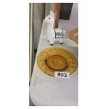 LLAMA DECOR AND FAIRYTALE PLATE