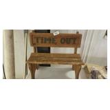 TIME OUT BENCH (TODDLER SIZE)