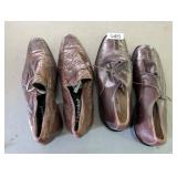 (2) BELVEDERE SHOES SIZE 9.5 AND 10