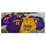 LOT OF SCHOOL JERSEYS