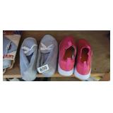 HOUSE SHOES AND PINK SHOES SIZE 9