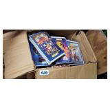 BOX OF VHS TAPES