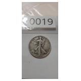 1936-S WALKING LIBERTY SILVER HALF DOLLAR