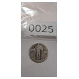STANDING LIBERTY SILVER QUARTER