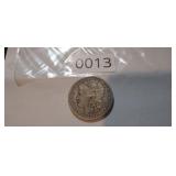 1884-S MORGAN SILVER DOLLAR