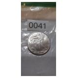 2009 SILVER EAGLE, 1 OUNCE, .999 FINE SILVER