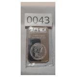 APMEX 1 TROY OUNCE, .999 FINE SILVER BAR