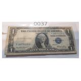 1935 ONE DOLLAR BLUE SEAL, SILVER CERTIFICATE
