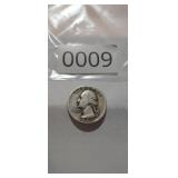 1943 WASHINGTON SILVER QUARTER