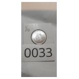 1/10 TROY OUNCE, .999 FINE SILVER