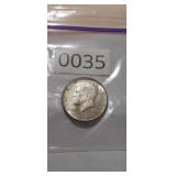 1964 90% SILVER KENNEDY HALF DOLLAR