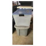 2 TOTES WITH LIDS
