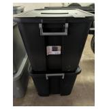 2 TOTES WITH LIDS