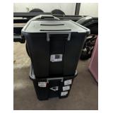 2 TOTES WITH LIDS
