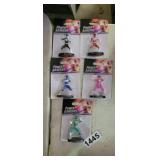 5 POWER RANGER FIGURINES