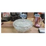 GLASS CANDY DISH
