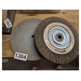 GRINDING WHEEL AND WIRE BRUSH